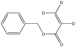 BENZYL ACRYLATE-D3 구조식 이미지