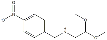 2,2-Dimethoxy-N-(4-nitrobenzyl)ethanamine 구조식 이미지