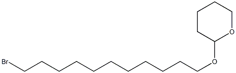 2-(11-bromoundecyloxy)-tetrahydro-2H-pyran Structure