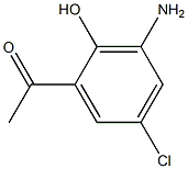 1-(3-Amino-5-chloro-2-hydroxy-phenyl)-ethanone Structure