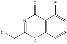 2-Chloromethyl-5-fluoro-1H-quinazolin-4-one 구조식 이미지