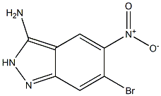 6-Bromo-5-nitro-2H-indazol-3-ylamine Structure