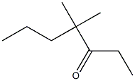 4,4-dimethylheptan-3-one 구조식 이미지