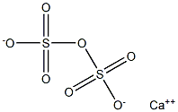 Calcium Pyrosulfate Structure