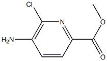 methyl 5-amino-6-chloropicolinate Structure