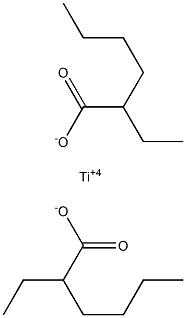 Titanium (IV) bis(2-ethylhexanoate) Structure