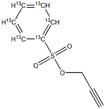 Propargyl Benzenesulfonate-13C6 Structure