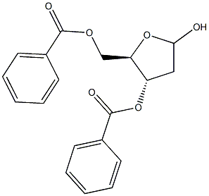 3,5-di-O-Benzoyl-2-deoxyribofuranose Structure