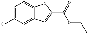 Ethyl 5-chloro-1-benzothiophene-2-carboxylate Structure