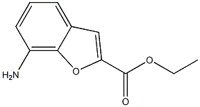 Ethyl 7-Aminobenzofuran 2-Carboxylate 구조식 이미지