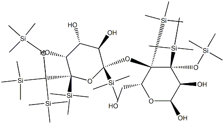 Octatrimethylsilyl D-Lactose 구조식 이미지