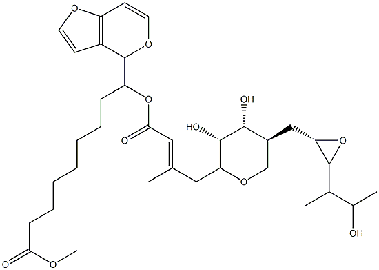 4H-Furo[3,2-c]pyranyl Mupirocin Methyl Ester Structure