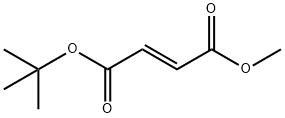 t-Butyl methyl fumarate 구조식 이미지