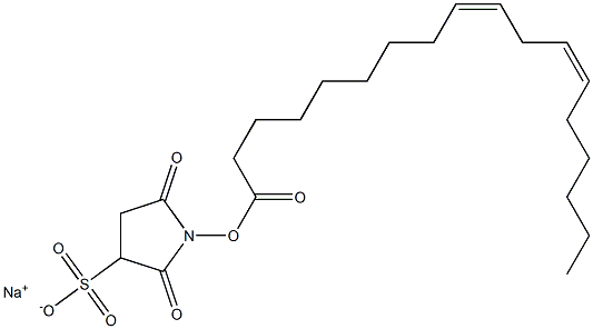 Sulfosuccinimidyl Linoleate Sodium Structure