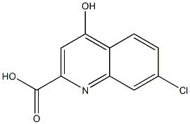 7-CHLORO-4-HYDROXY-QUINOLINE-2-CARBOXYLIC ACID Structure