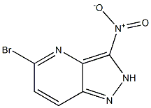5-Bromo-3-nitro-2H-pyrazolo[4,3-b]pyridine 구조식 이미지