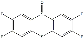 2,3,7,8-Tetrafluorothianthrene-S-oxide 구조식 이미지
