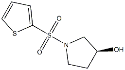 (S)-1-(Thiophen-2-ylsulfonyl)pyrrolidin-3-ol 구조식 이미지