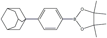 2-(4-((3r,5r,7r)-adamantan-1-yl)phenyl)-4,4,5,5-tetramethyl-1,3,2-dioxaborolane 구조식 이미지