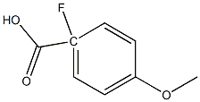 1-fluoro-4-methoxybenzoic acid Structure