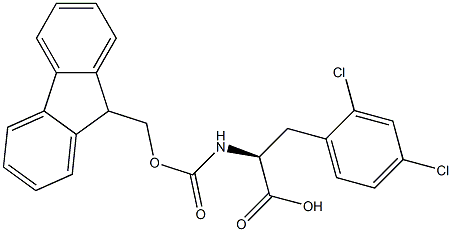 FMOC-D-2,4-dichlorophenylalanine Structure
