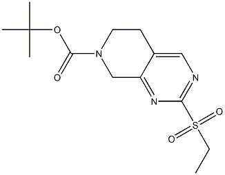 tert-butyl 2-(ethylsulfonyl)-5,6-dihydropyrido[3,4-d]pyrimidine-7(8H)-carboxylate Structure