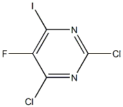 2,4-dichloro-5-fluoro-6-iodopyrimidine Structure