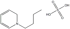 1-butylpyridine hydrogensulfate 구조식 이미지