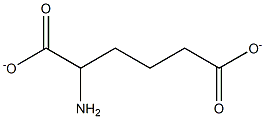 L-2-aminoadipate standard 구조식 이미지