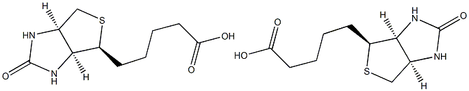 D-Biotin D-BIOTIN 구조식 이미지