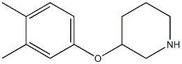 3-(3,4-DIMETHYLPHENOXY)PIPERIDINE 구조식 이미지