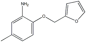 2-(2-FURYLMETHOXY)-5-METHYLANILINE Structure