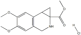 METHYL 5,6-DIMETHOXY-1A,2,3,7B-TETRAHYDRO-1H-CYCLOPROPA[C]ISOQUINOLINE-1A-CARBOXYLATE HYDROCHLORIDE Structure