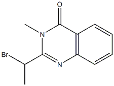 2-(1-BROMO-ETHYL)-3-METHYL-3H-QUINAZOLIN-4-ONE Structure