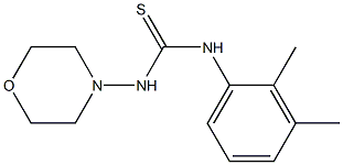 N-(2,3-DIMETHYLPHENYL)-N'-MORPHOLIN-4-YLTHIOUREA 구조식 이미지