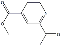 2-ACETYL-ISONICOTINIC ACID METHYL ESTER 구조식 이미지