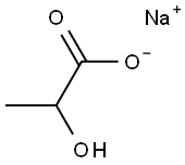 DL-LACTIC ACID SODIUM SALT SOLUTION, 50% IN WATER 구조식 이미지