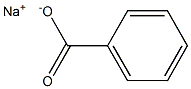 Sodium Benzoate, Granular, Dust-free 구조식 이미지