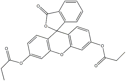 FLUORESCEIN DIPROPIONATE Structure