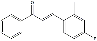4Fluoro-2-MethylChalcone Structure