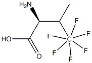 Dl-4,4,4,4,4,4-Hexafluorovaline 구조식 이미지