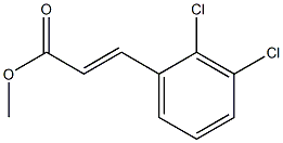 Methyl 2,3-dichlorobenzylideneacetate 구조식 이미지