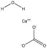 Calcium carbonate monohydrate 구조식 이미지
