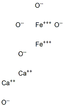 Dicalcium diiron pentaoxide Structure