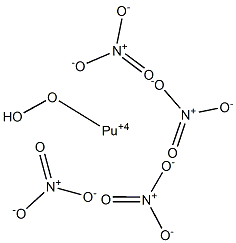 Dioxyplutonium(V) nitrate Structure