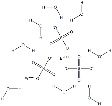 Erbium(III) sulfate octahydrate Structure