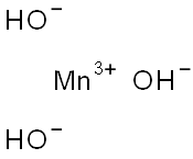 Manganese(III) hydroxide 구조식 이미지