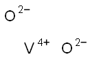 Vanadium(IV) oxide 구조식 이미지