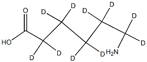 6-Aminohexanoic Acid-D10 구조식 이미지