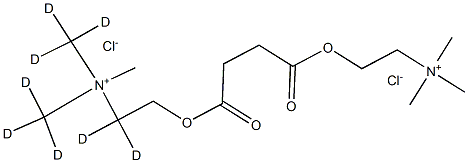 Succinylcholine Chloride-D8 구조식 이미지